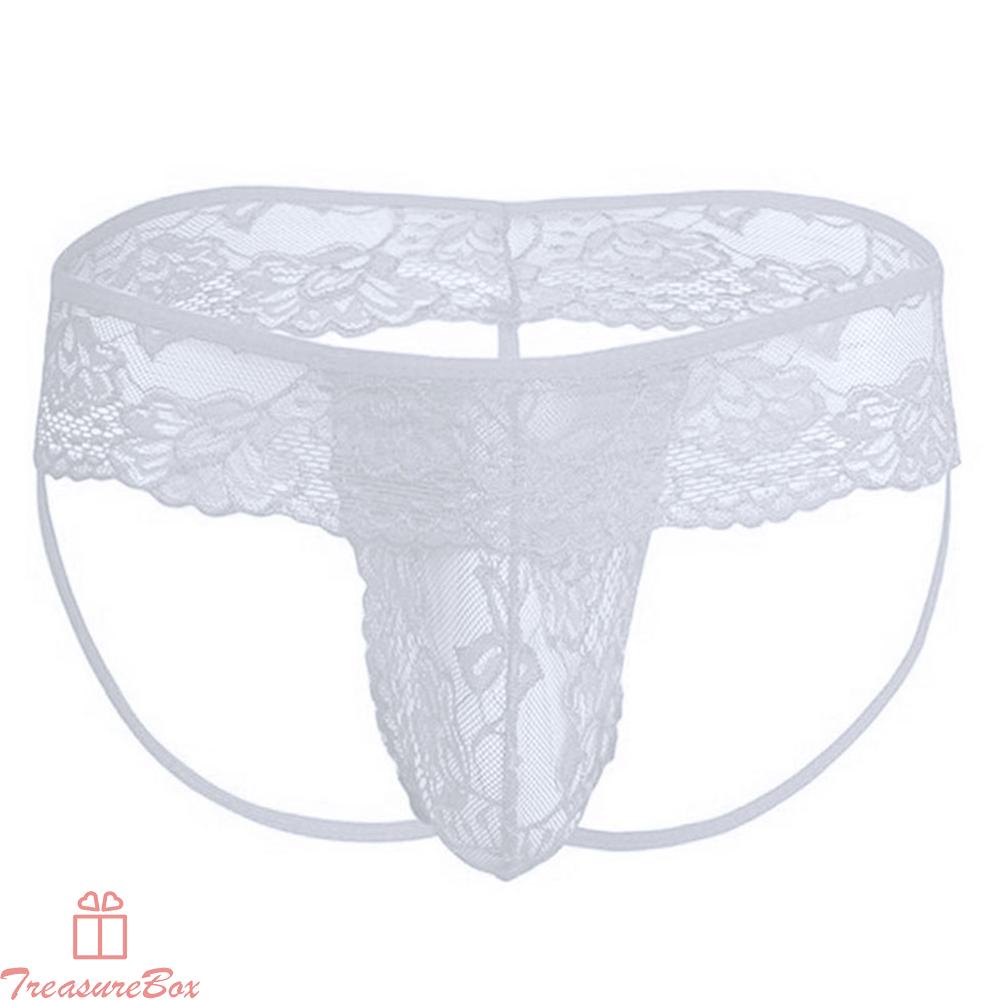 Quần Lót Nam Phối Ren Thoải Mái + Quần Lót spandex