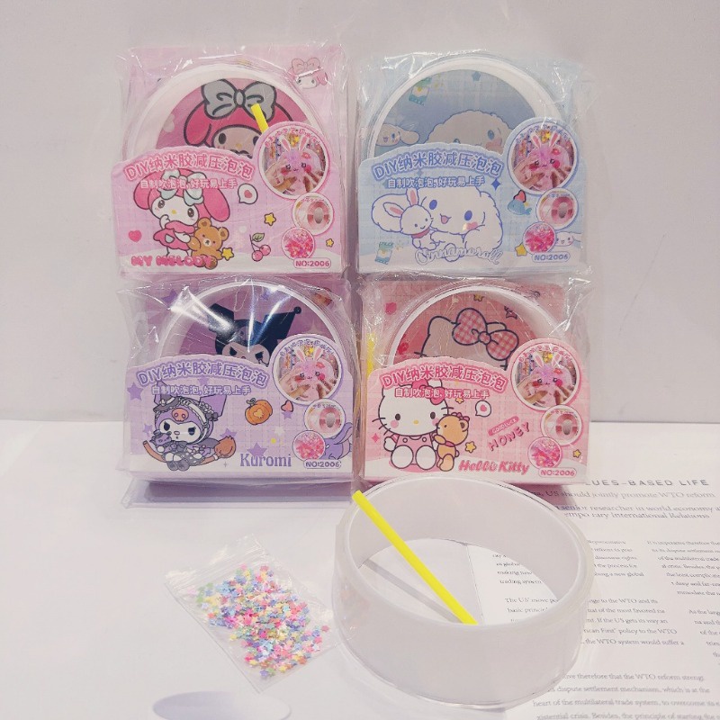 Sanrio Cuộn Băng Dính nano Họa Tiết Hoạt Hình Xinh Xắn