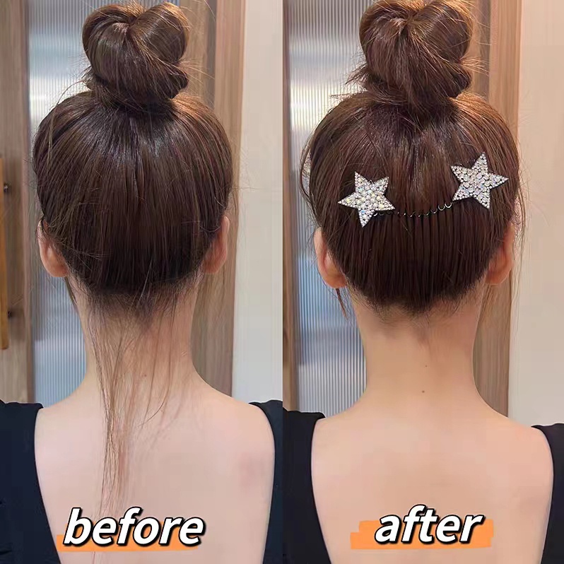 Lược Cài Tóc Chữ u Họa Tiết Hoạt Hình Dễ Thương Cho Bé