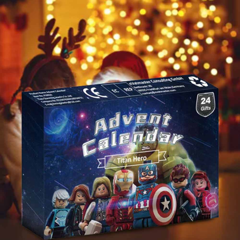 Christmas Advent Calendar The Avengers Toys Kids Gift 24 Days CountdownTo Xmas

