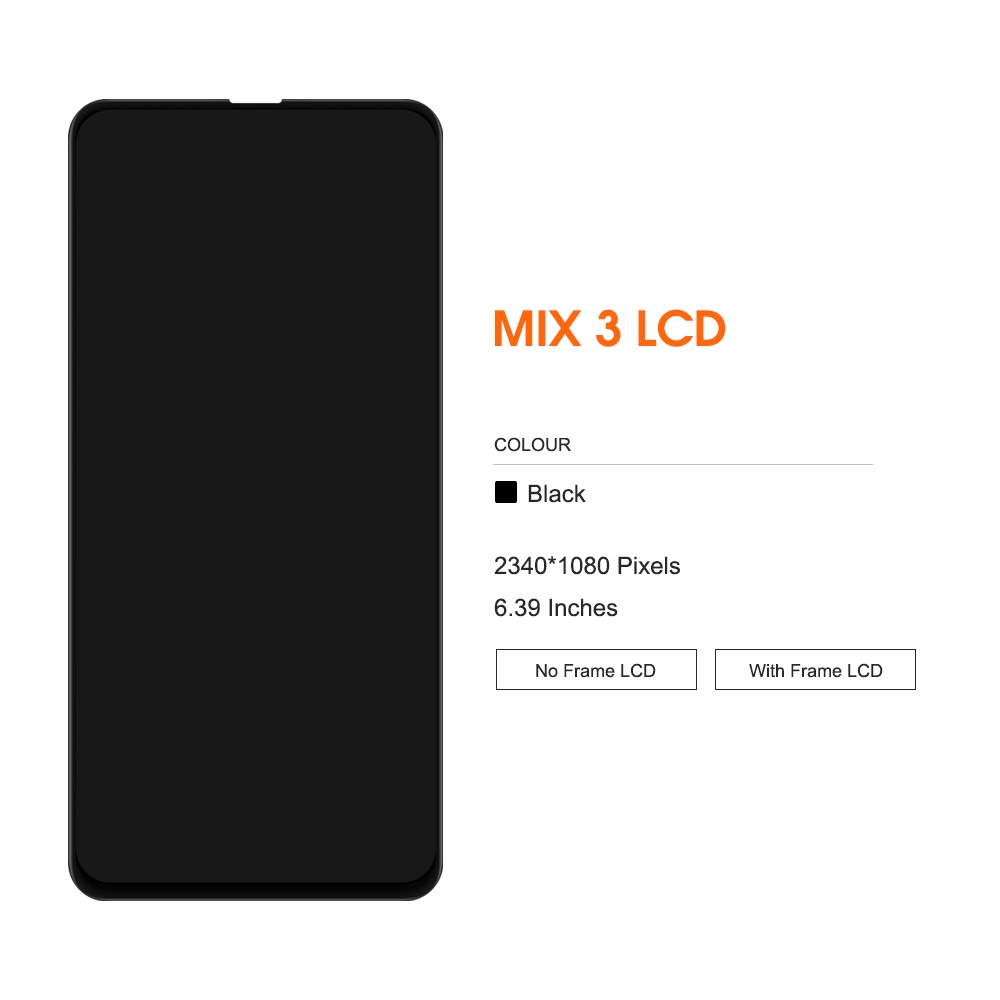 Màn Hình lcd + Cảm Ứng Chạm Thay Thế Cho xiaomi mi mix 3 m1810e5a