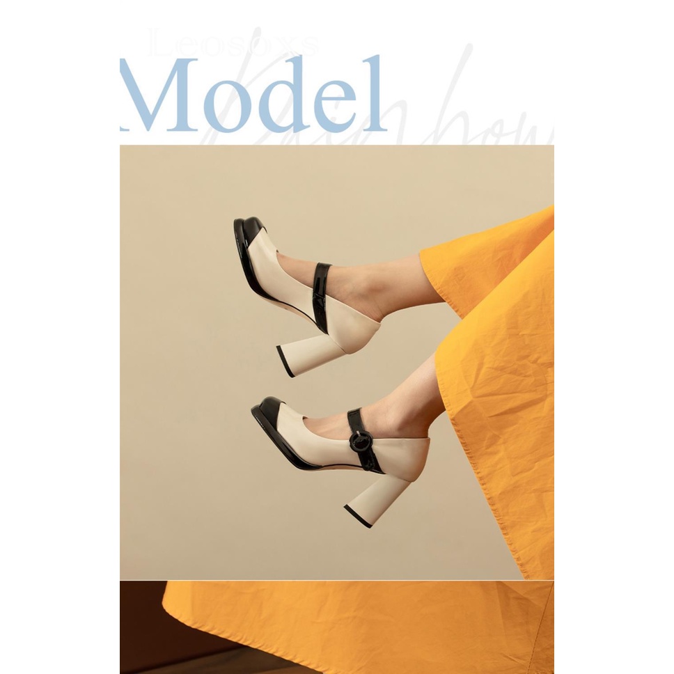 Leosoxs  Giày Cao Gót Mũi Nhọn GIÀY SANDAL Thời Trang Mới 2023 Cho FLF23A0XUI 43Z231026