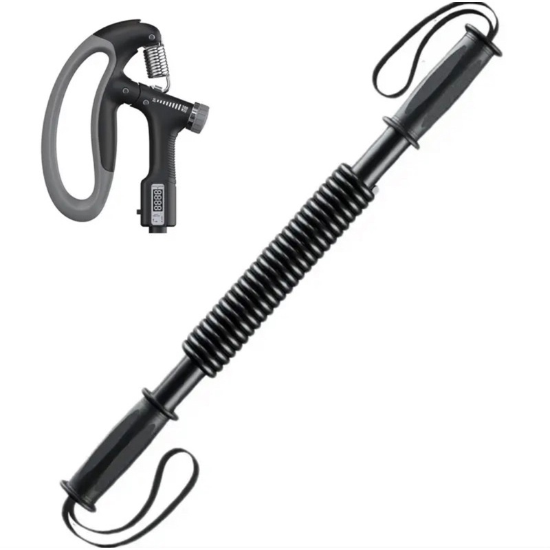 Combo Gậy Lò Xo Titan 80kg 100kg + Kìm đếm số 100kgTặng ô tô