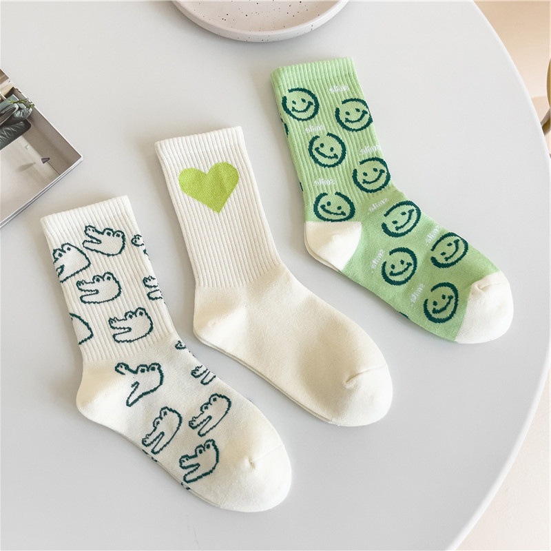 Vớ Thể Thao Họa Tiết Kẻ Sọc Đơn Giản Thời Trang Mới Cho Nam Nữ