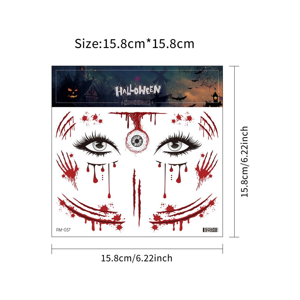 Sms Hình Xăm Dán Chống Thấm Nước s4w2 Phong Cách halloween Độc Đáo