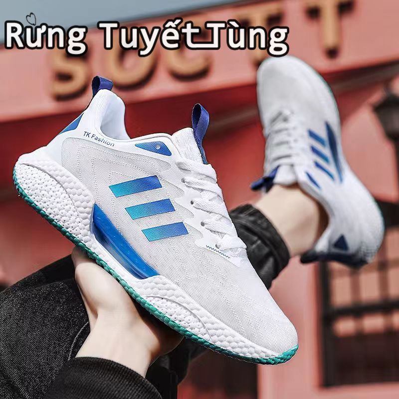 SHANMUSENLIN☘Mới Giày Thể Thao Nam Thoáng Hơi Thời Trang Phong Cách Hàn QuốcGiày nam Thể thao Thư giãn Thời trang