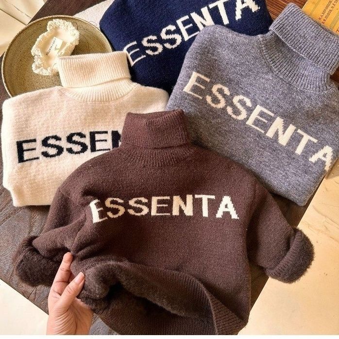 Áo sweater Một Mảnh Vải Lông Cừu Siêu Dày Cao Cấp Phong Cách Mới Nhất Cho Bé Trai