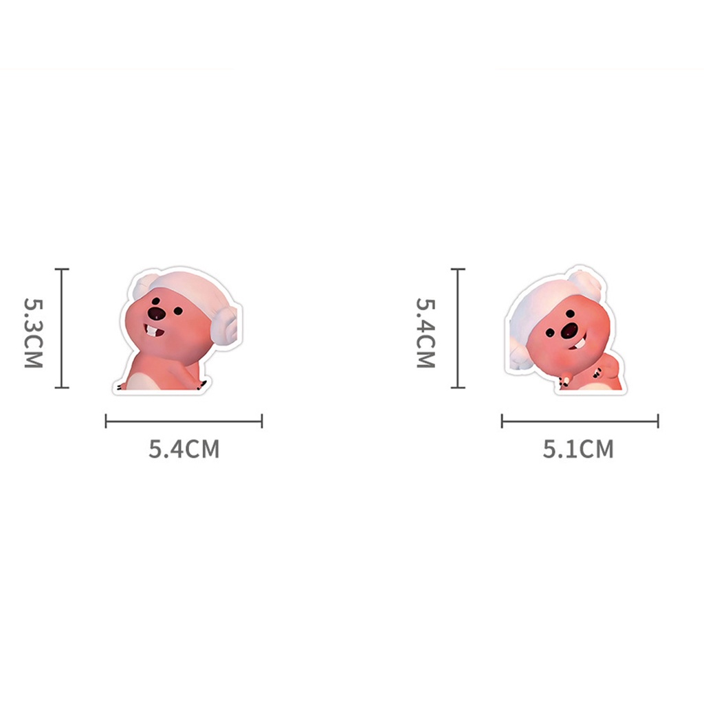 Bộ 120 Miếng Dán Chống Thấm Nước Dễ Thương Trang Trí Điện Thoại