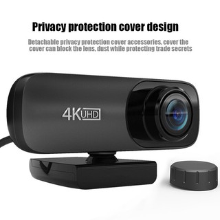 Webcam 4K Uhd 3840X2160P Webcam 800W Pixels Camera Máy Tính 120° Groothoek Web Camera Met Microfoon