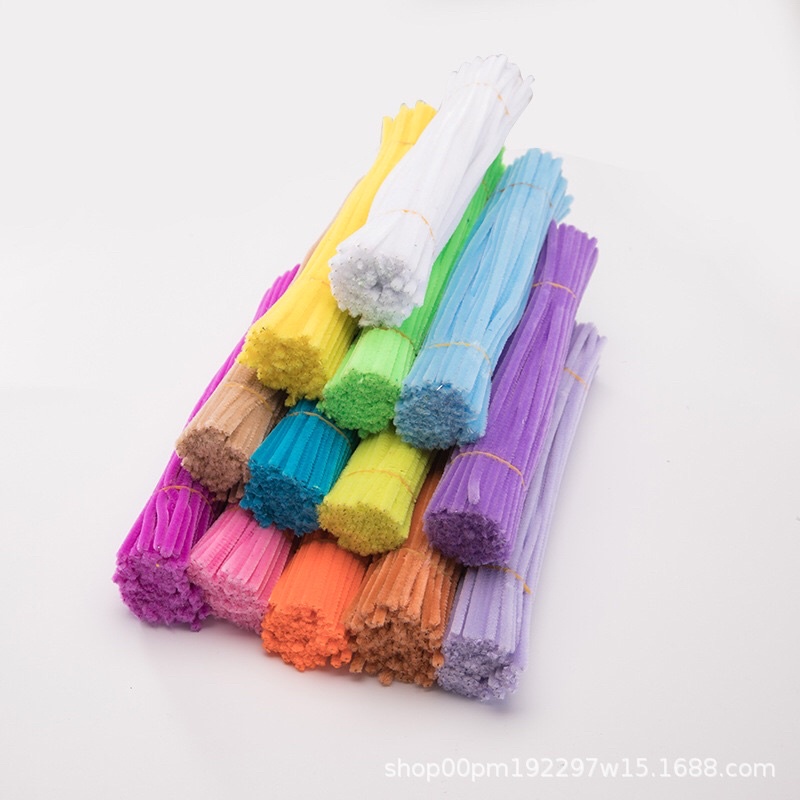 KẼM NHUNG LÀM HOA, LÀM NỤ TẦM XUÂN, 100 sợi : bó -ngọc thịnh shop