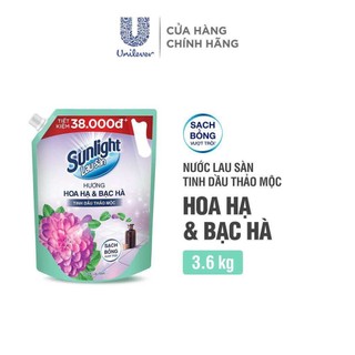 Nước lau sàn sunlight tinh dầu thảo mộc túi 3.6 kg