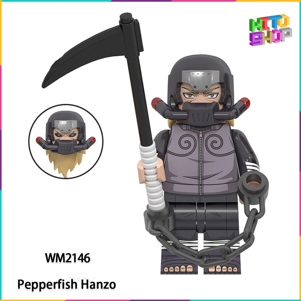 Đồ Chơi Xếp Hình Minifigures Mô Hình Nhân Vật Truyện Tranh Naruto Mifune Danzou Nhiều Mẫu WM6112