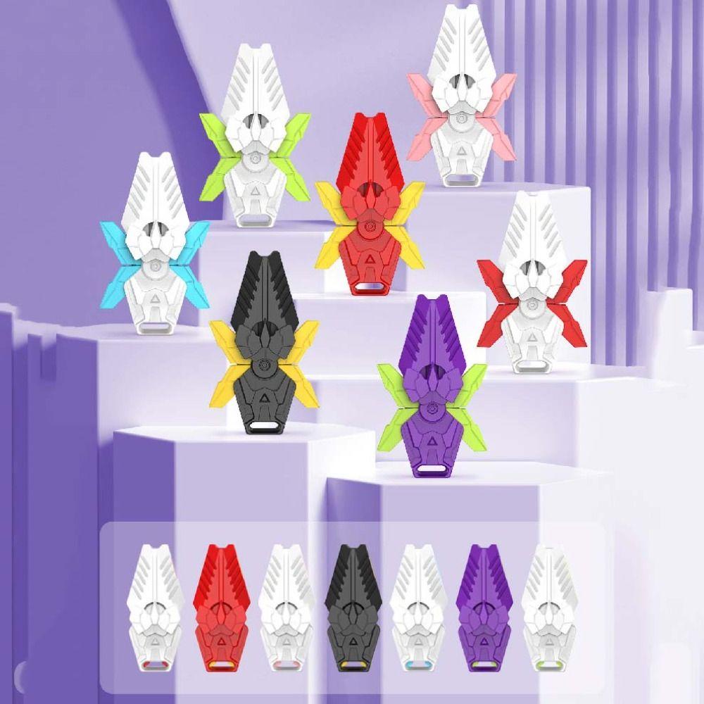 Kenton Đồ Chơi Mô Hình Cà Rốt 3d mini Màu Xanh Lá / Tím / Xanh Lá / Tím / Trọng Lực Mặt Dây Chuyền Xoay