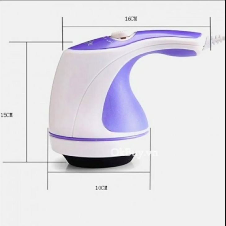 Máy mát xa cầm tay - Máy massage trị liệu đau nhức toàn thân 5 đầu Relax