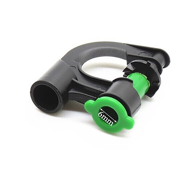 Béc tưới gốc G5 cải tiến có miếng chặn bán kính, kèm van khóa ống 6-8mm béc xoay 360 phun mưa, tưới cây