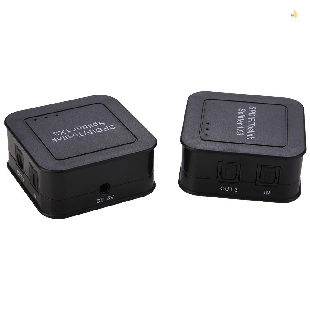 Bộ Chia Cổng 1X3 Quang Học Hỗ Trợ Lptical supports lpcm2.0 /dts / dolby-Ac  1X33 optical supports Lptical supports / dolby-Ac