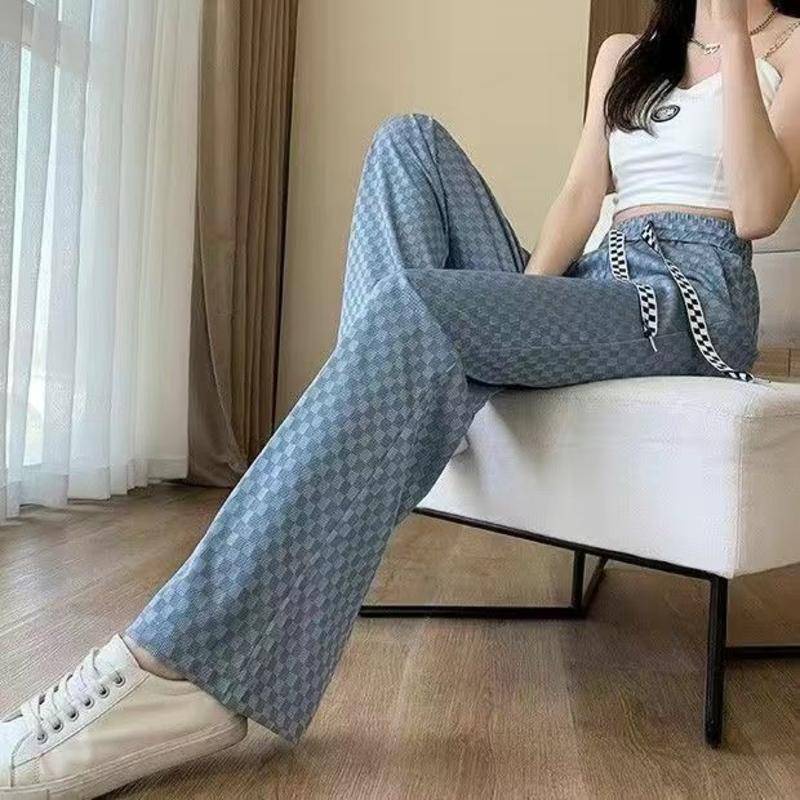 Quần Lụa Dày Ống Rộng Lưng Cao 066 Cho Nữ