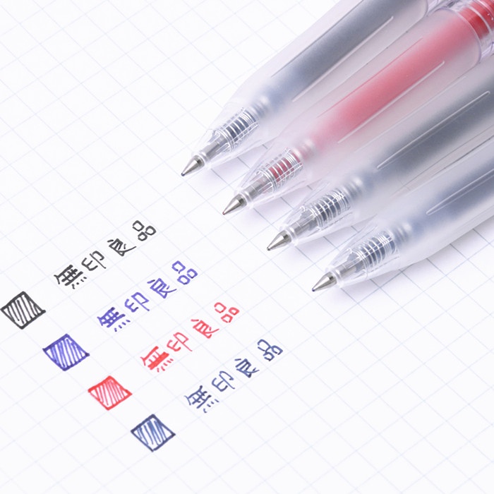 Bút gel Bấm muji Phiên Bản Mới Nhất  - Sản Xuất Tại Nhật Bản