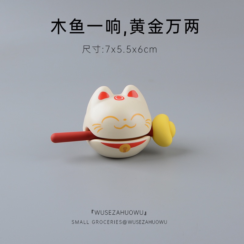 Chú Chó shiba inu Bằng Gỗ Dễ Thương Dùng Trang Trí Bàn Làm Việc