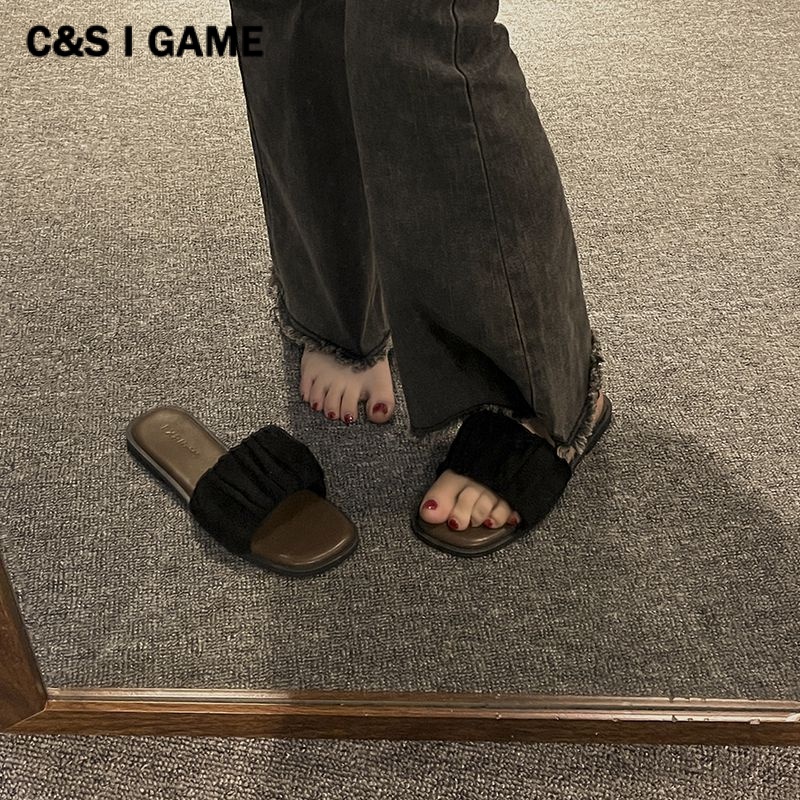 C＆S  Dép sandal nữ Hở Ngón Đế Dày Có Quai Cài 2023NEW Mùa hè Kiểu Dáng Thời Trang Thấm hút mồ hôi Thời trang Chống bám bụi Tự nhiên FDL23B0KHY 46Z231112