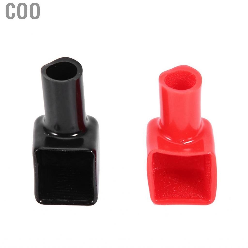 Coo Terminal Caps  Covers Heatproof Red Black for Cars Trucks Motorcycles