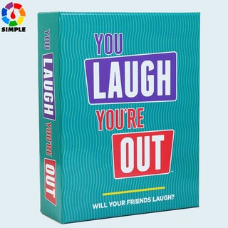 You laugh you're out - the official family game where if you laugh, you lose
