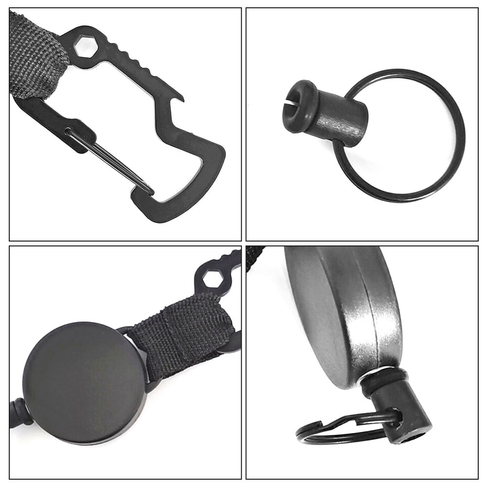 Móc Chìa Khóa Có Thể Rút Lại Với Khung Gắn Thẻ Tuyển Chọn 60cm Tiện Dụng