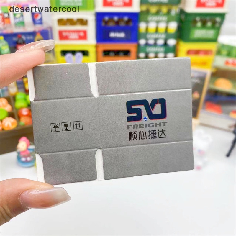 Dc Set 2 Hộp carton mini Trang Trí Nhà Búp Bê