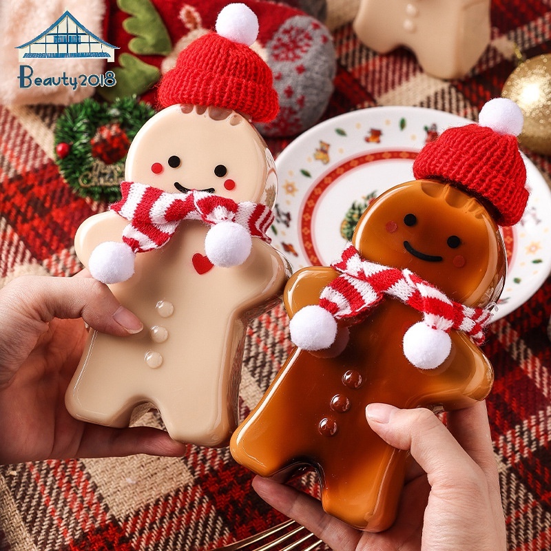 Bình Nước Hình Ông Già Noel Và Bánh Mì Dễ Thương