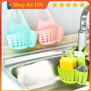 Giỏ silicon treo bồn rửa chén túi giỏ silicon dài 16cm treo đồ đa năng, miếng rửa bát.