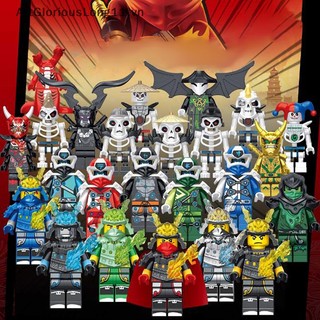 Set 24 mô hình đồ chơi nhân vật ninjago mini