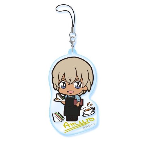Dây treo điện thoại DETECTIVE CONAN ver TÊN  anime chibi mica trong acrylic xinh xắn
