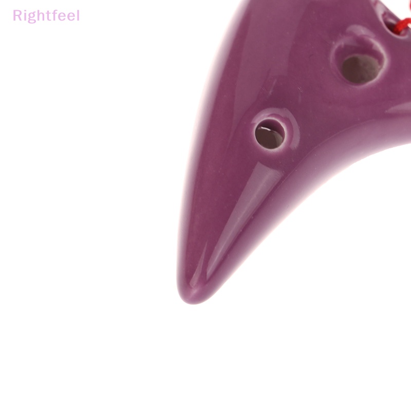 1 Sáo ocarina Gốm Sứ 6 Lỗ Kèm Dây Đeo Dành Cho Người Mới Bắt Đầu