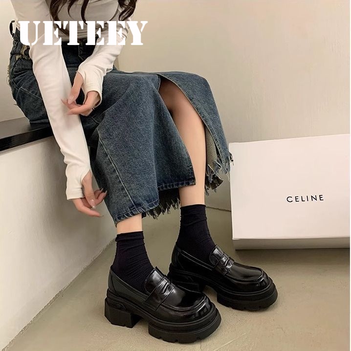 UETEEY  giày búp bê Mary Jane Lolita Đế da mềm đế êm thời trang Nhẹ nhàng Thanh lịch Đa dụng Đẹp mắt Phóng khoáng FLF23B0SA4 47Z231122