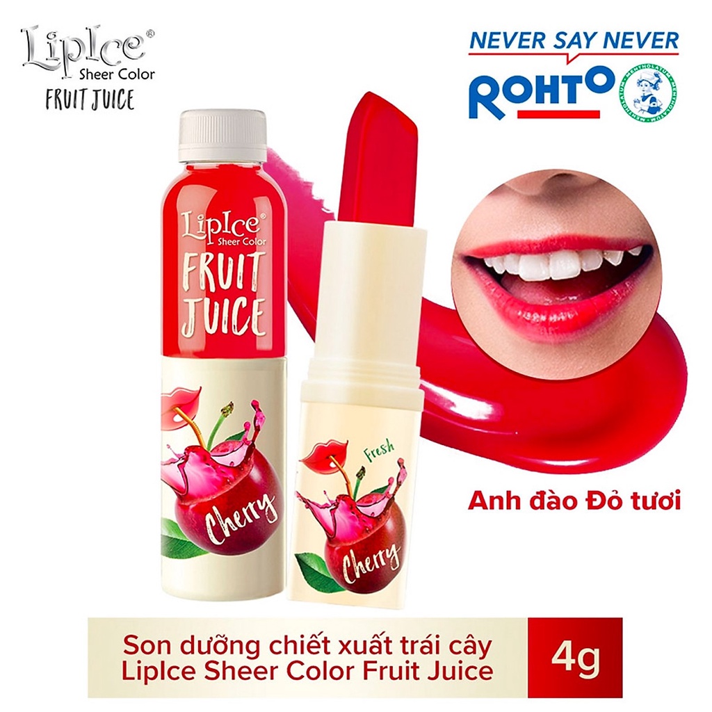 Son dưỡng chiết xuất trái cây Lipice Sheer Color Fruit Juice 4g