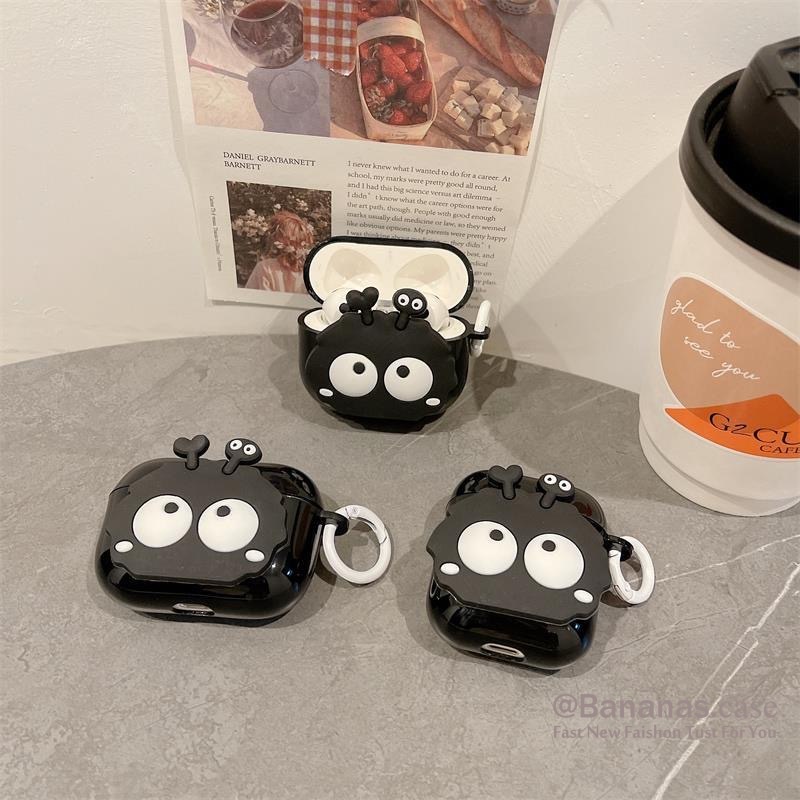 Đen Vỏ Bảo Vệ Hộp Sạc Tai Nghe airpods 1 2 3 pro pro2 Airdots1 Airdots2 Airdots3 Airdotspro airdodspro2