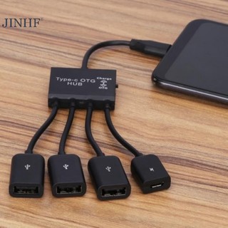 Jinhf Dây Cáp Chuyển Đổi usb Loại c otg Đầu Cắm Sang Ổ Cắm micro usb