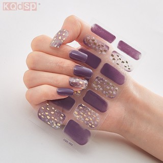 < Kqdsp > Miếng Dán Móng Tay Tự Dính Thời Trang Đẹp Mắt