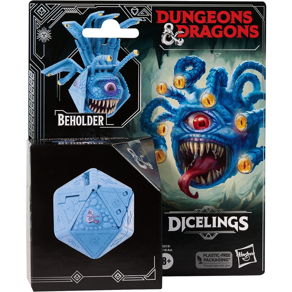 Mô hình Hasbro 🐉 Dungeons & Dragons Dicelings 3.5-inch 🐉 Comic - Blue Beholder