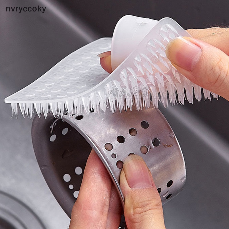 Bàn Chải Silicon Rửa Chén Đĩa Trái Cây Rau Củ Quả Cho Nhà Bếp vn