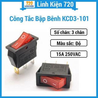 Công tắc bập bênh kcd3-101 16a/250v dùng trong ổ điện
