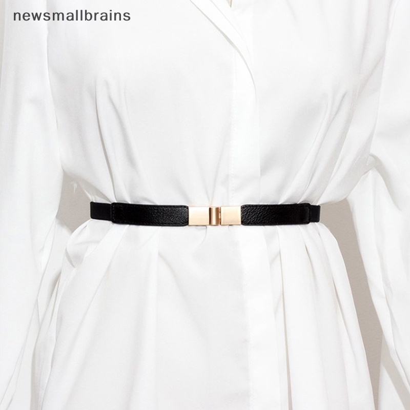 Mới Thắt Lưng Da Bản Nhỏ Co Giãn Thời Trang Cho Nữ