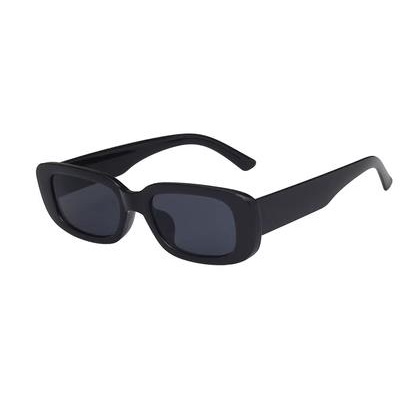 Thời Trang Kính Mát Gọng Vuông Phong Cách retro Cho Nữ Đen