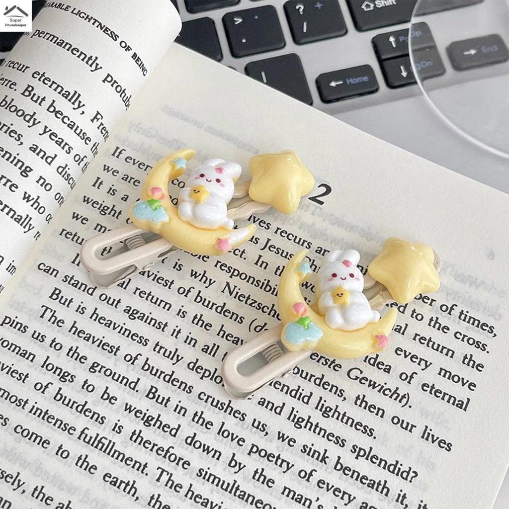 Dễ Thương Set 2 Kẹp Tóc Hình Thú Đáng Yêu