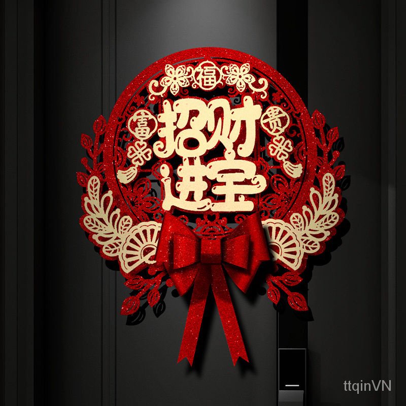 Miếng Dán Cửa Sổ Trang Trí Năm Mới 2024 Hình Rồng Phong Cách Trung Hoa