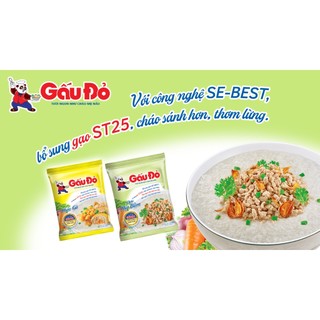 Cháo ăn liền gấu đỏ 50g