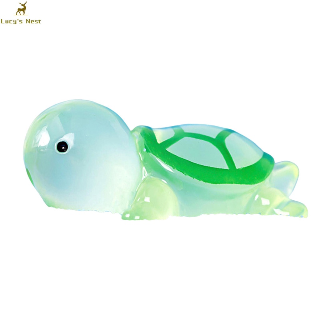 Tượng Rùa Nhựa resin Phát Sáng Trong Bóng Tối Để Bàn Trang Trí