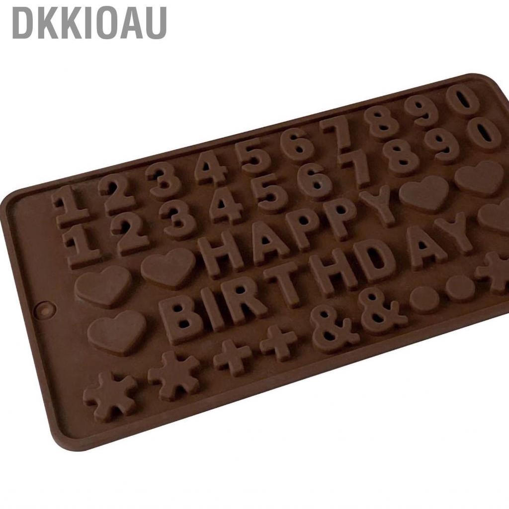 Dkkioau Chocolate Candy Mold Cute Silicone Baking Reusable for Ice Cube Jelly Pudding