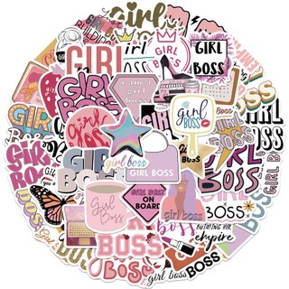50Pcs/Set ❉ GIRL BOSS Series 01 Stickers ❉ Waterproof DIY Fashion Decals Doodle Stickers