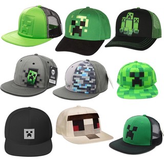 Minecraft Mũ Lưỡi Trai Phối Lưới Thời Trang Mùa Hè Cho Bé